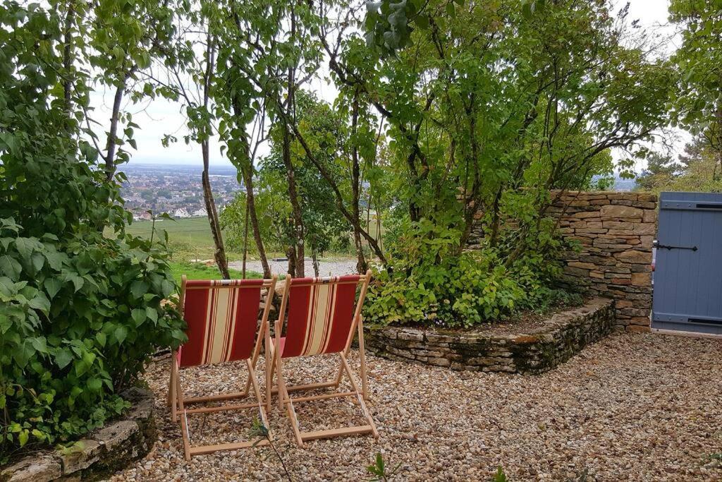 La Maison De L'Ecu : Charme Et Vue Incroyable Beaune  Esterno foto